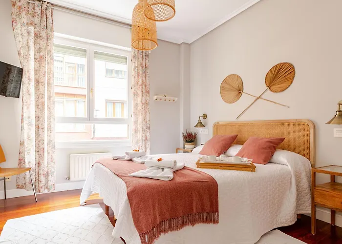 Daire Bilbaobonito 5min Guggenheim 2bth ,ext,quiet & Central, Parking *