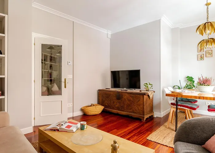 Bilbaobonito 5min Guggenheim 2bth ,ext,quiet & Central, Parking Bilbao