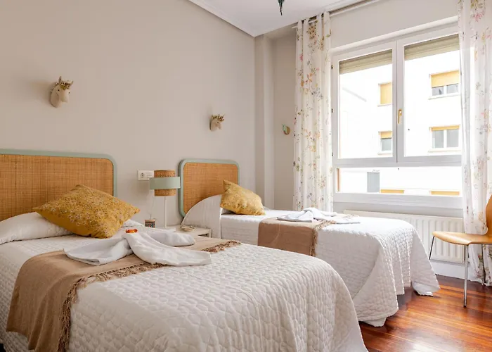 Bilbaobonito 5min Guggenheim 2bth ,ext,quiet & Central, Parking Апартаменты Бильбао