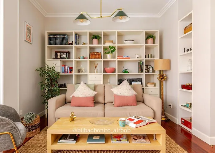 Апартаменты Bilbaobonito 5min Guggenheim 2bth ,ext,quiet & Central, Parking *