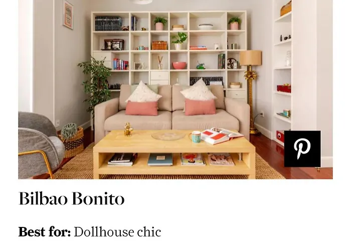 Апартаменты Bilbaobonito 5min Guggenheim 2bth ,ext,quiet & Central, Parking Бильбао